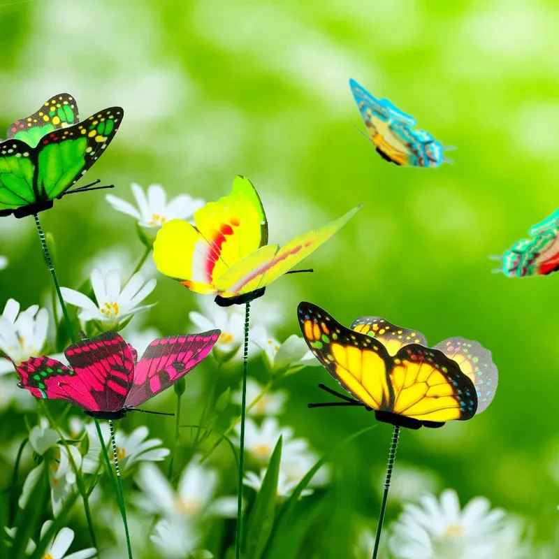 Plant Parents - 5-30Pcs Butterflies Garden Yard Planter Colorful