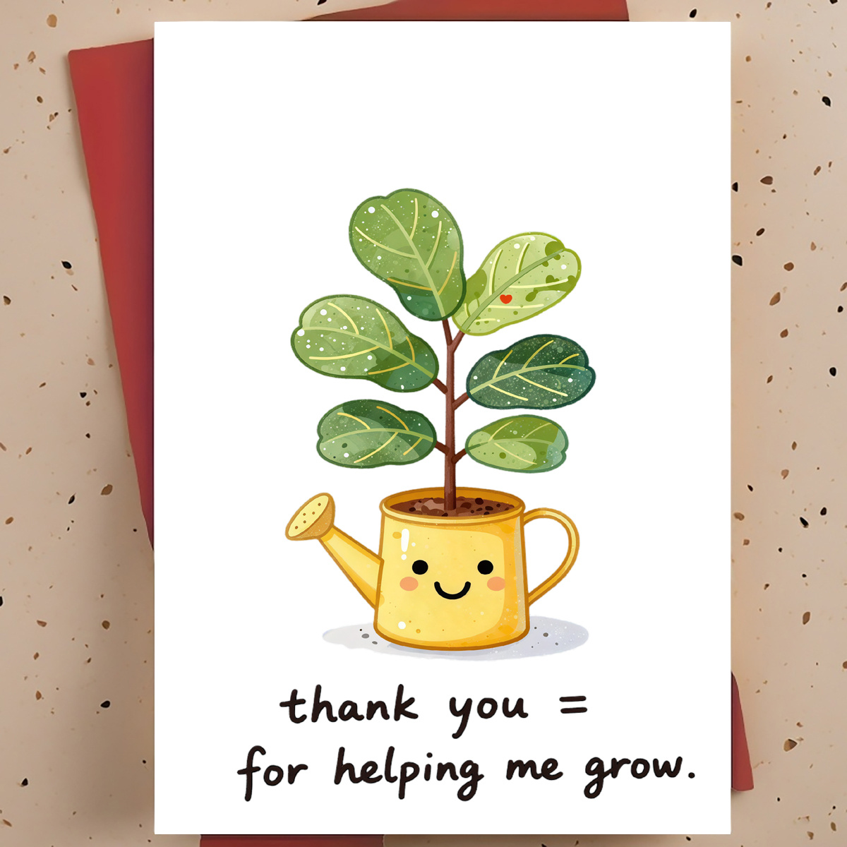 Plant Parents - 1 Sweet and Warm Thank-you Card