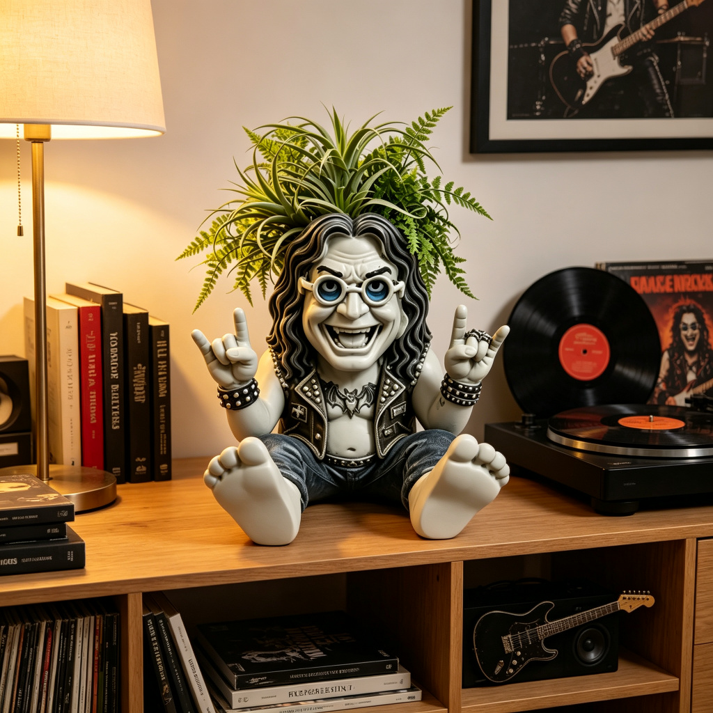 Plant Parents - Ozzy Osbourne Prince of Darkness Gnome