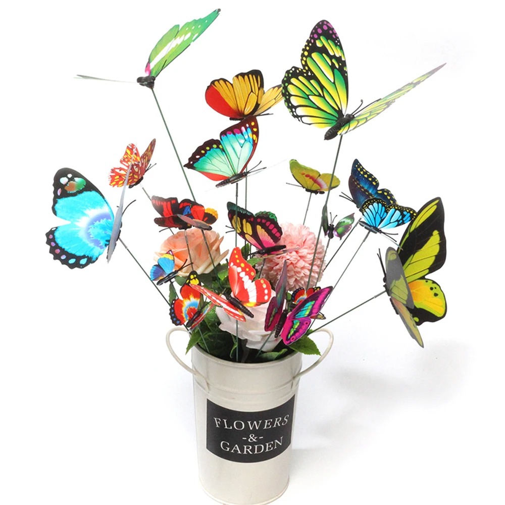 5-50Pcs Waterproof Butterfly G - Plant Parents ulasan dan harga