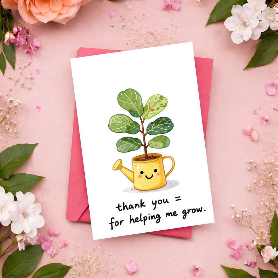 1 Sweet and Warm Thank-you Car - Plant Parents ulasan dan harga
