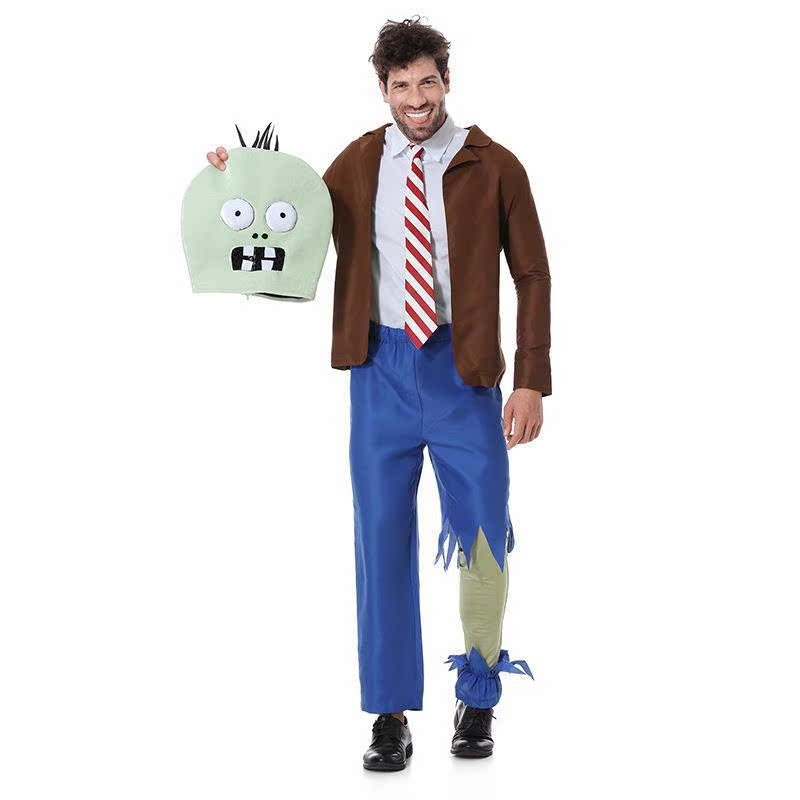 Zombie Role-playing Costume Pl - Plant Parent Vs Planta ulasan dan harga
