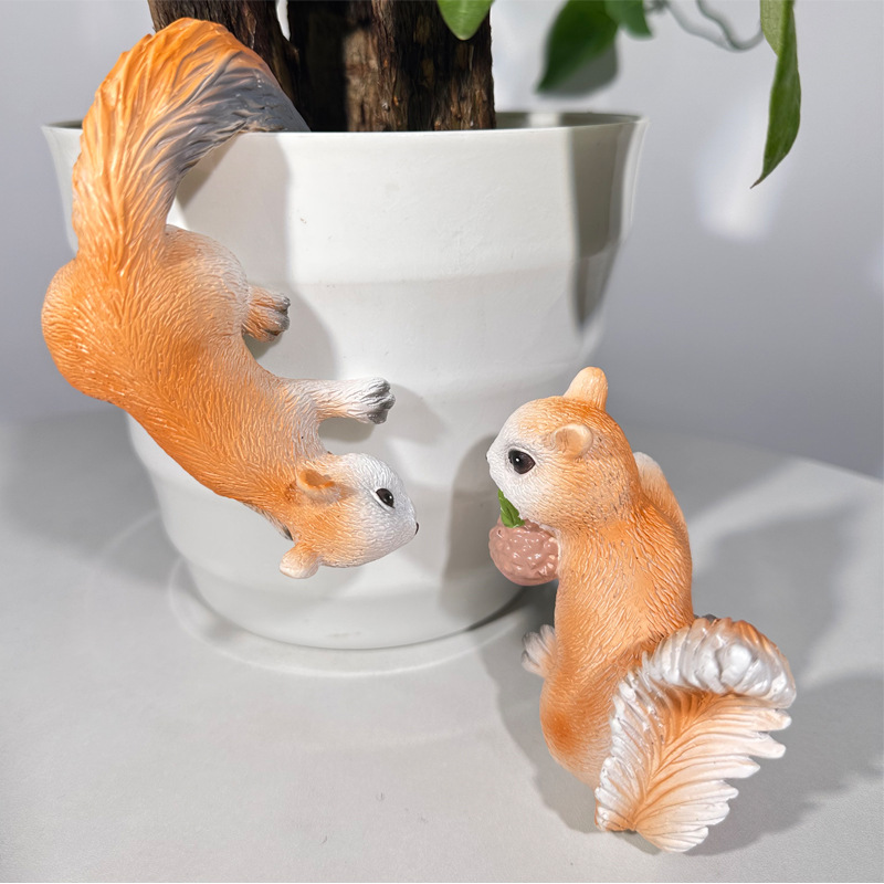 2pcs Creative Squirrel Hanging - Plant Parents ulasan dan harga